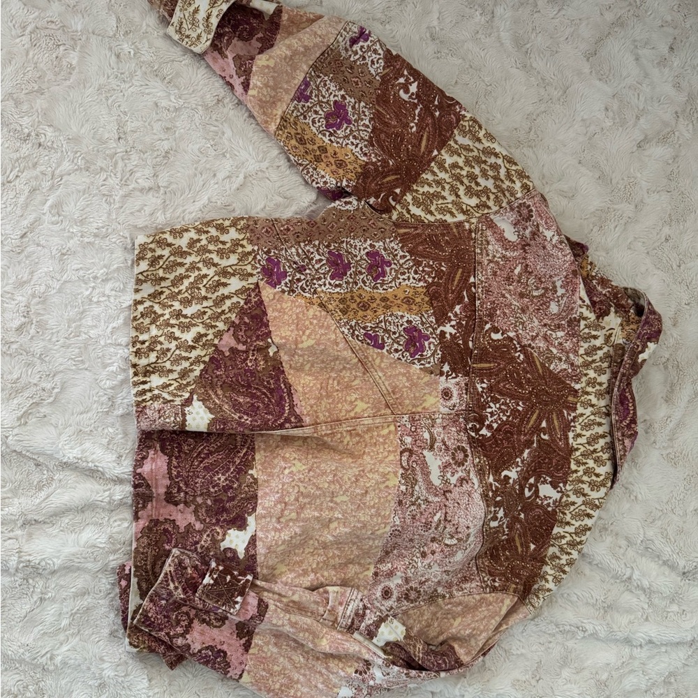 Free People Multicolor Patchwork Jacket - Picture 2 of 3